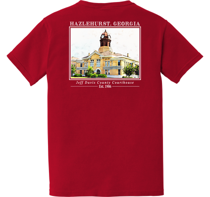 Short Sleeve Hazlehurst, Georgia "Jeff Davis County Courthouse"