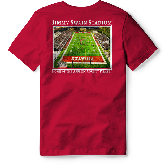 Custom Hometown Football Stadium tee