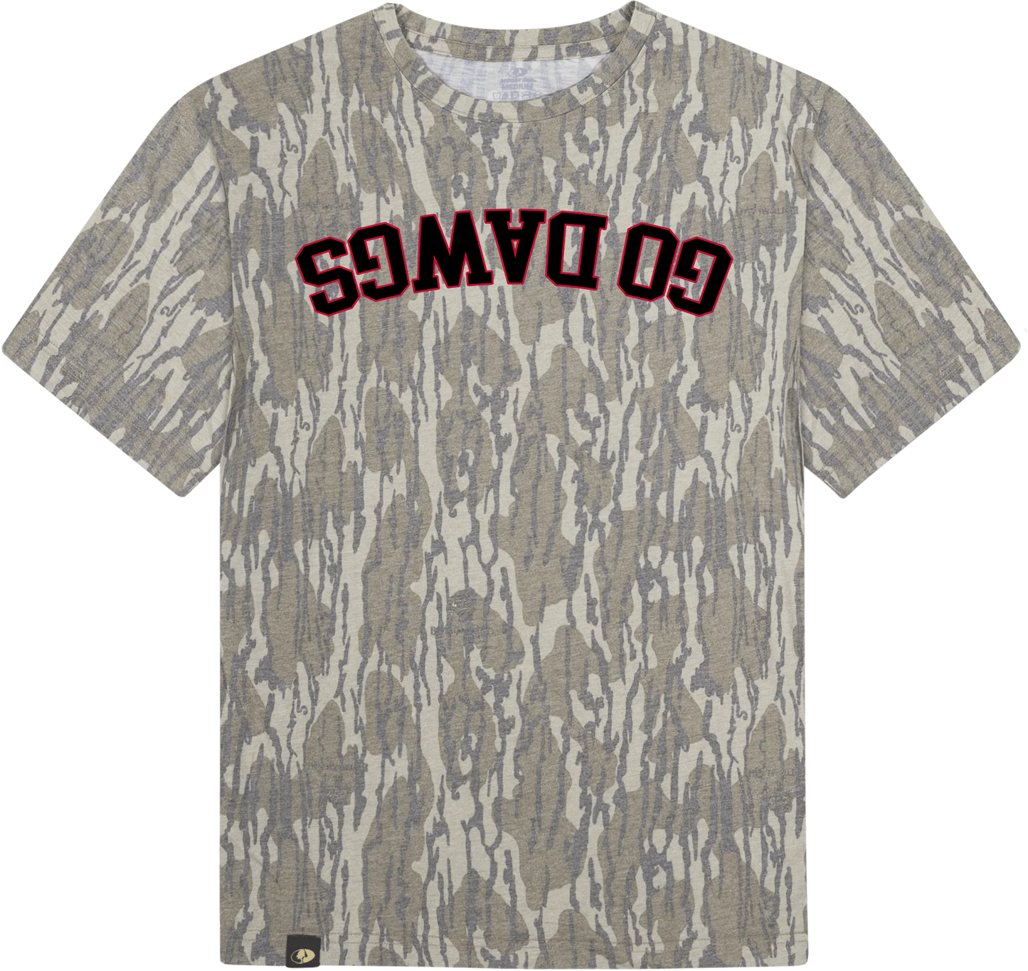 Mossy Oak Bottomland Camo Upside Down Go Dawgs