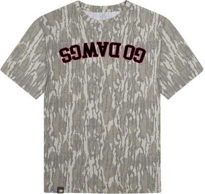 Mossy Oak Bottomland Camo Upside Down Go Dawgs