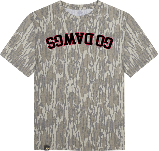 Mossy Oak Bottomland Camo Upside Down Go Dawgs