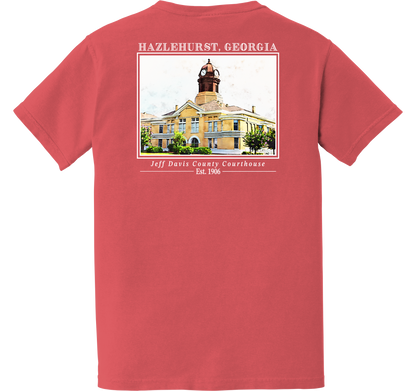Short Sleeve Hazlehurst, Georgia "Jeff Davis County Courthouse"
