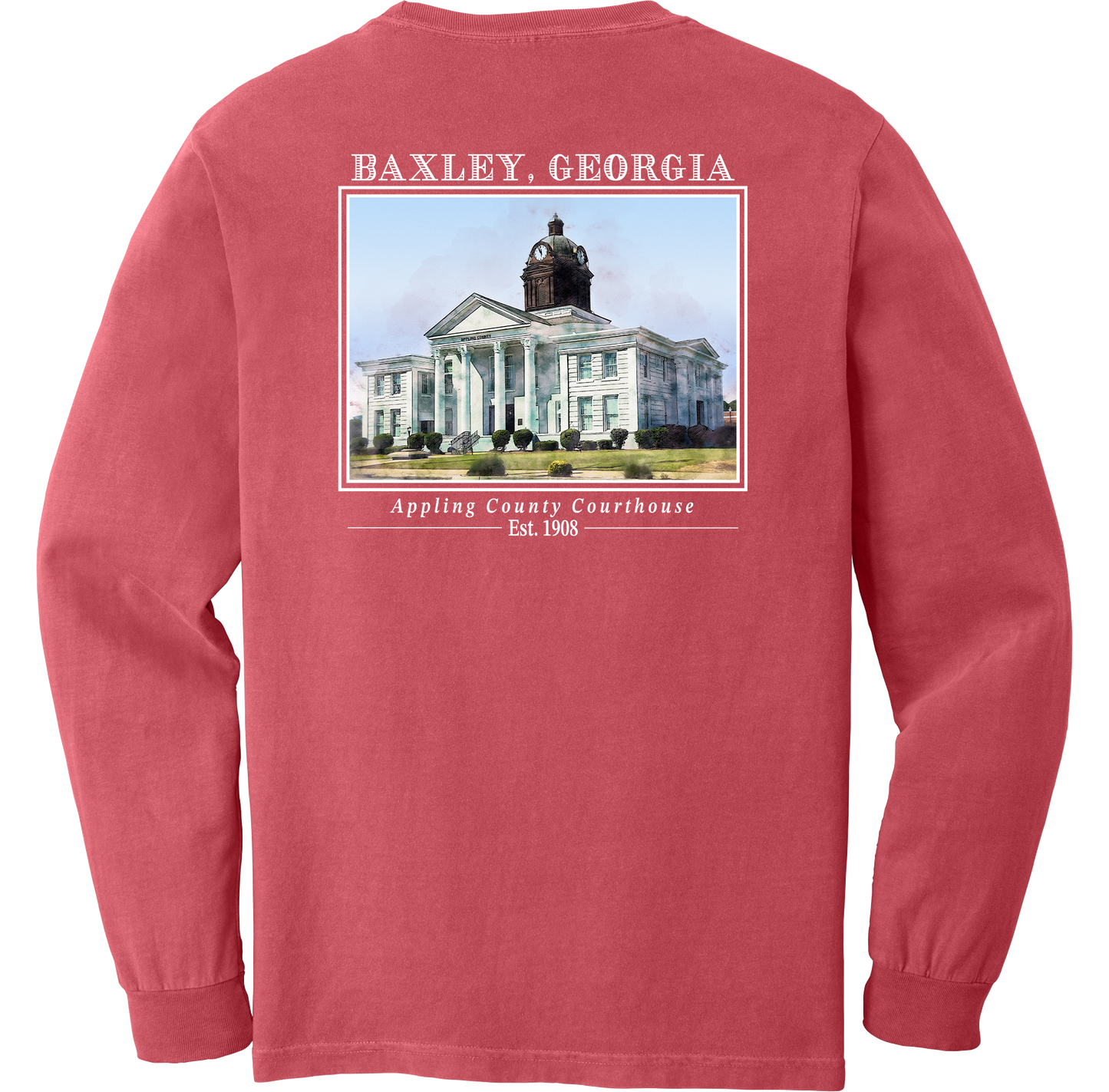 Long Sleeve Baxley, Georgia "Appling County Courthouse"