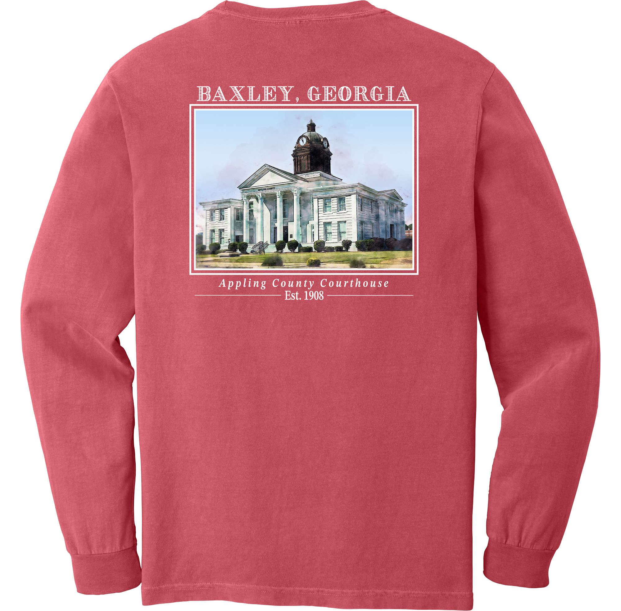Long Sleeve Baxley, Georgia "Appling County Courthouse"