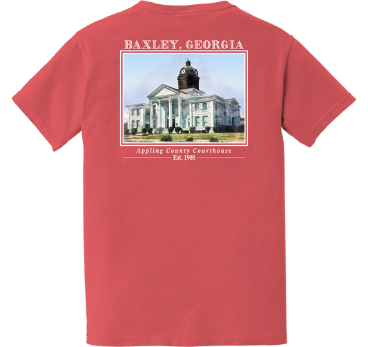 Short Sleeve Baxley, Georgia "Appling County Courthouse"