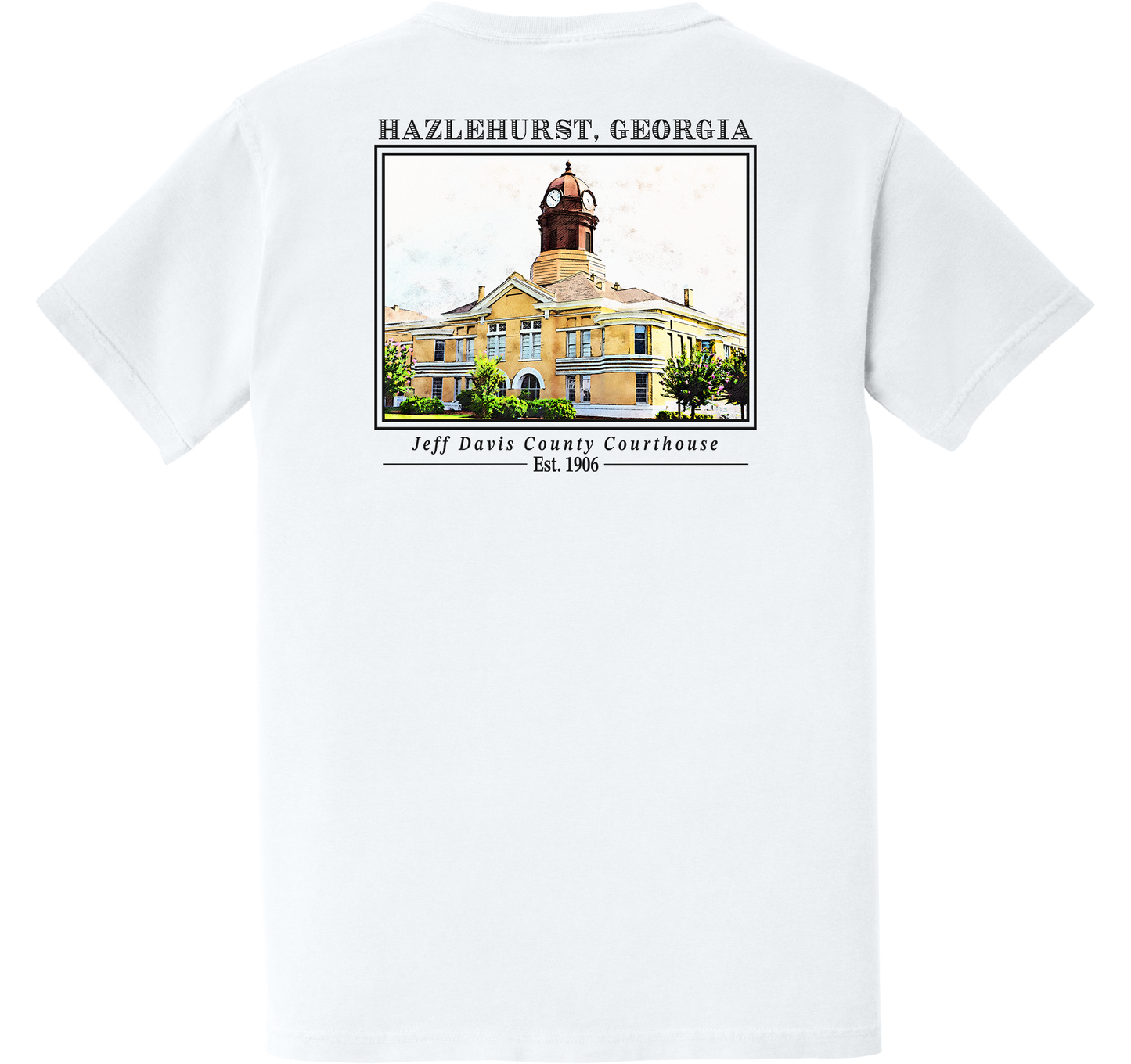 Short Sleeve Hazlehurst, Georgia "Jeff Davis County Courthouse"