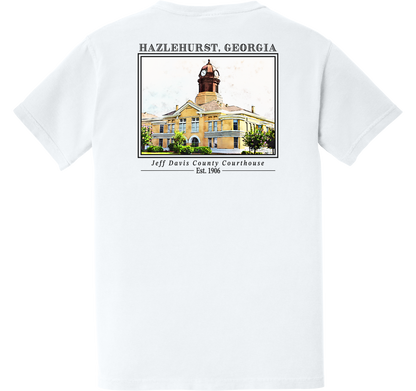 Short Sleeve Hazlehurst, Georgia "Jeff Davis County Courthouse"