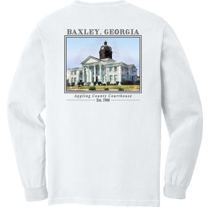 Long Sleeve Baxley, Georgia "Appling County Courthouse"