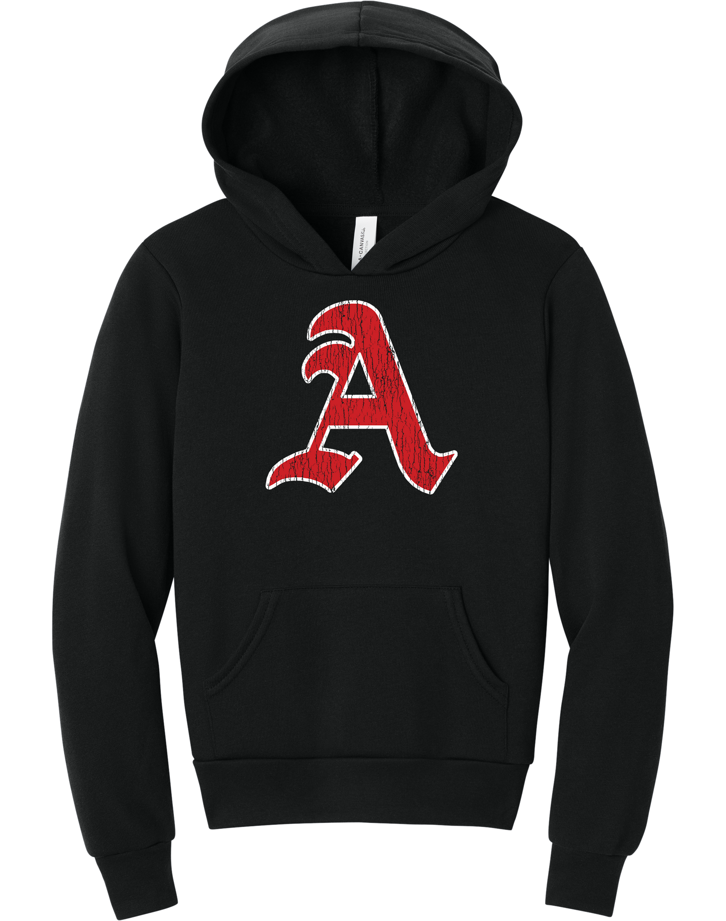 Youth Distressed Appling Sponge Fleece Hoodie Sweatshirt
