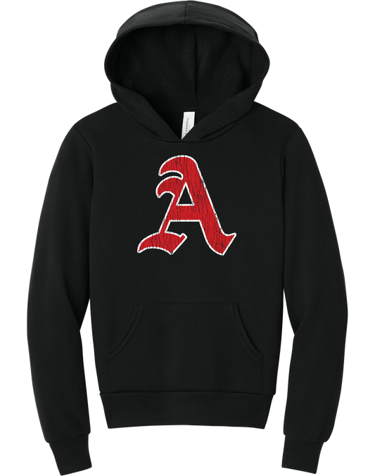 Youth Distressed Appling Sponge Fleece Hoodie Sweatshirt
