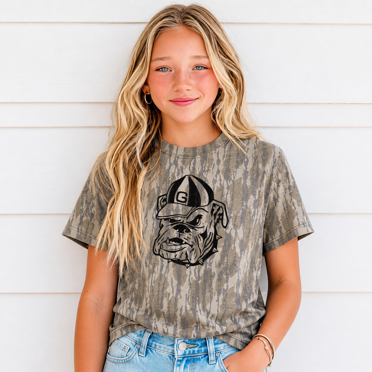 Youth Mossy Oak Bottomland Camo Classic Dawg